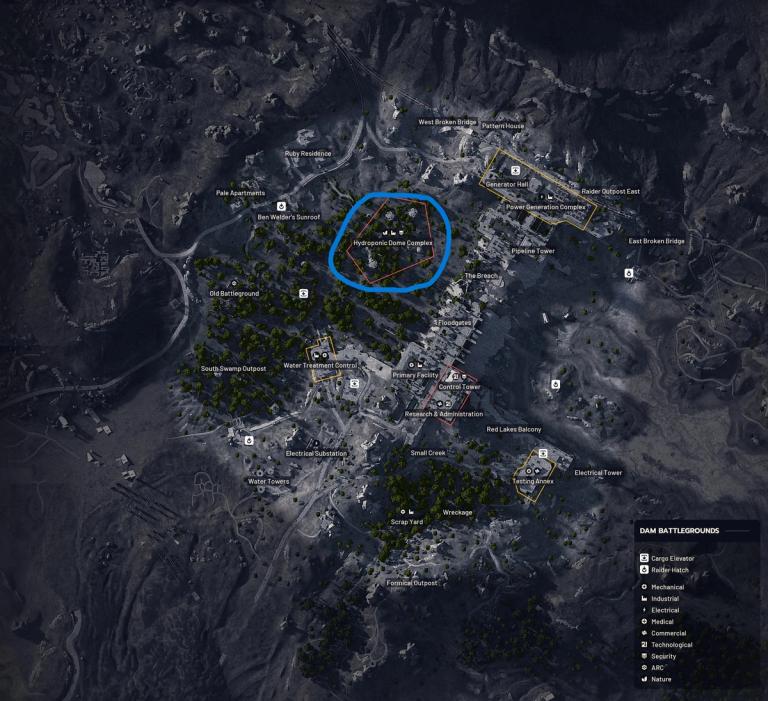 Dam Battlegrounds Mushrooms