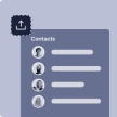 A contact who is only stored in your database