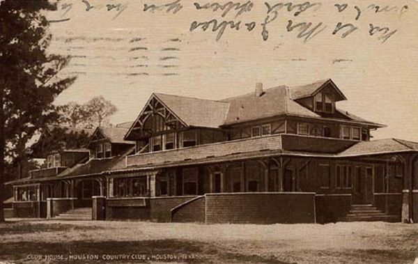 Clubhouse post card, circa 1920