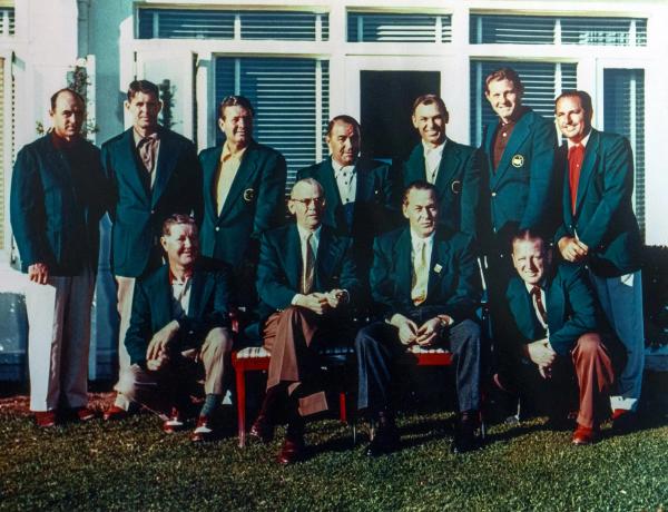 Dick's Father - Claude Harmon (far right) 1948 Master Champion pictured with Ben Hogan, Jimmy Demeret, Byron Nelson and other champions