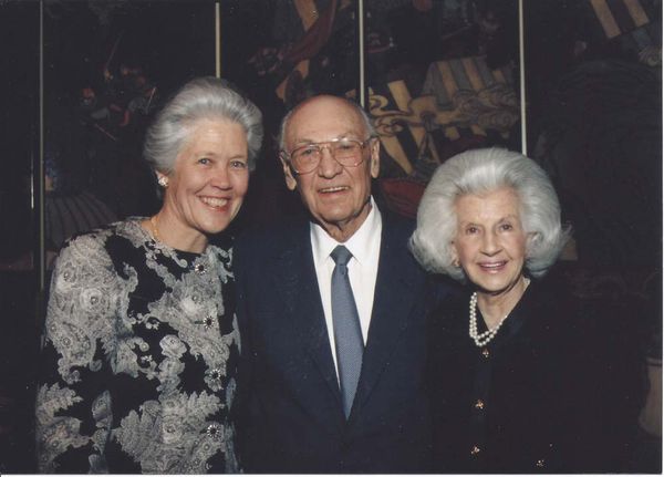 Marty Leonard with Ben and Valerie Hogan