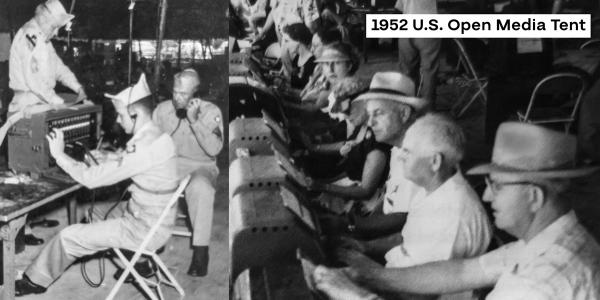 1952 U.S. Open Media Tent