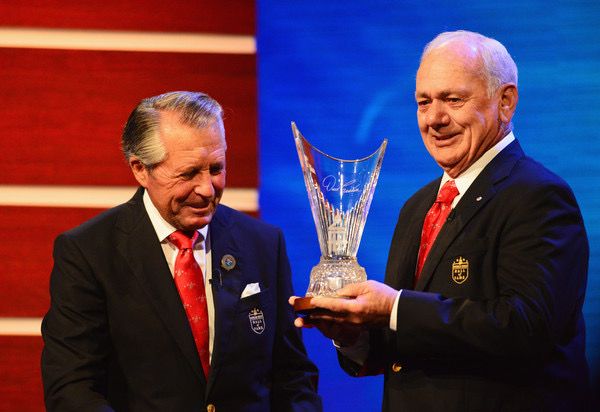 With Gary Player at the 2015 World Golf Hall of Fame Induction 