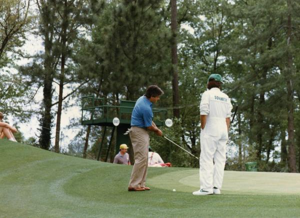 1985 Practicing at The Masters