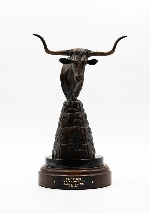 Brad Elder Texas Athletics Hall of Honor Trophy 2020