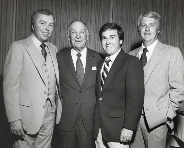 Photo with Jerry Cozby, Ben Hogan, David Price, and Jerry Smith