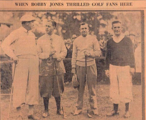 Jack Burke with Bobby Jones
