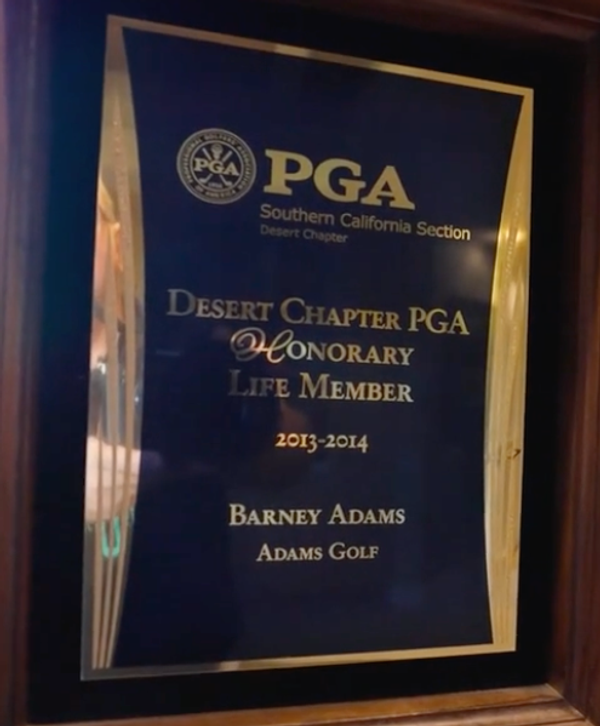 Desert Chapter PGA Honorary Life Member