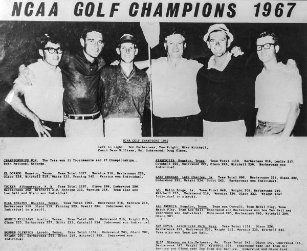 1967 University of Houston NCAA Champions