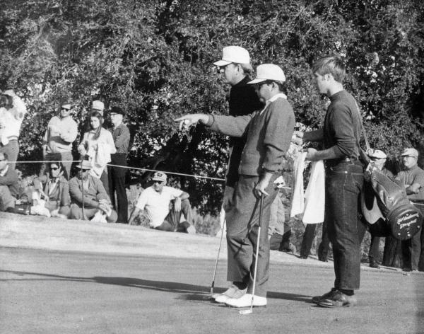 Ben Crenshaw Caddying for Hal Underwood
