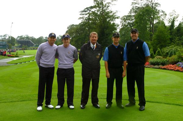 Ryder Cup Photo with Sergio Garcia, Luke Donald, David Toms and Phil Mickelson