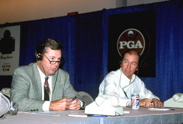 Lanny Wadkins and Dick at PGA of America media event