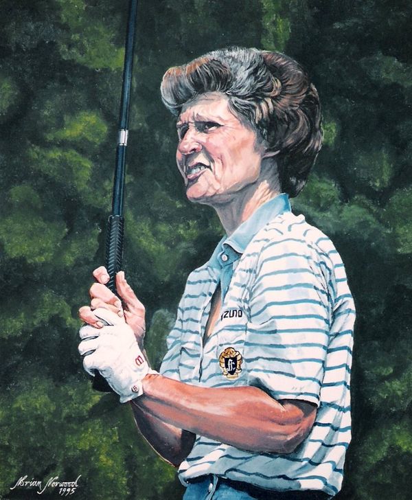 Kathy Whitworth Portrait by Brian Norwood