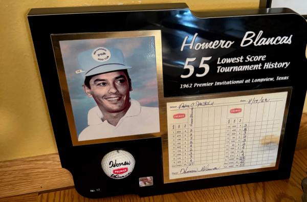 55 Framed Scorecard and Ball - August 19, 1962