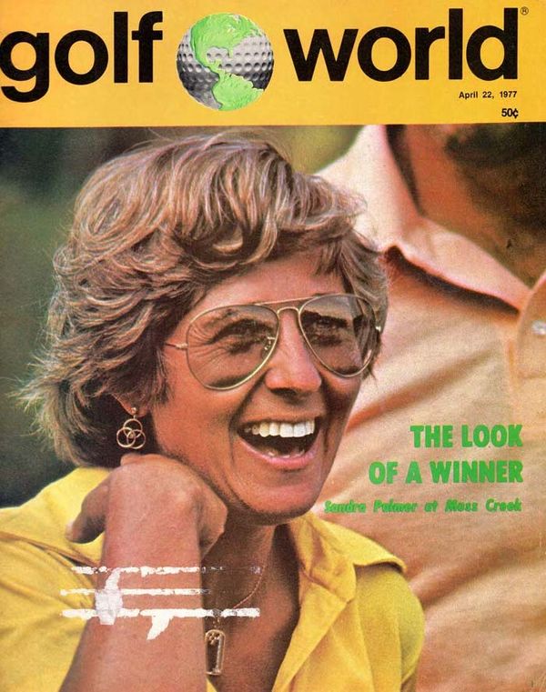Palmer on the cover of 1977 Golf World