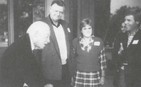 Bill Penn with Harvey Penick, Ben Crenshaw, and Kate Golden
