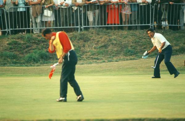 Burying a putt from long range at The British Open