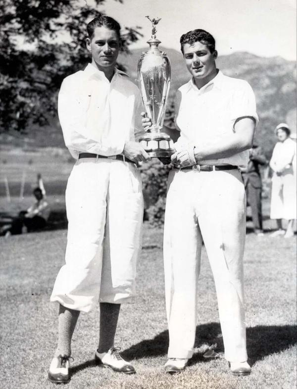 1933 Trans-Miss Champion - Gus Moreland with Lawson Little