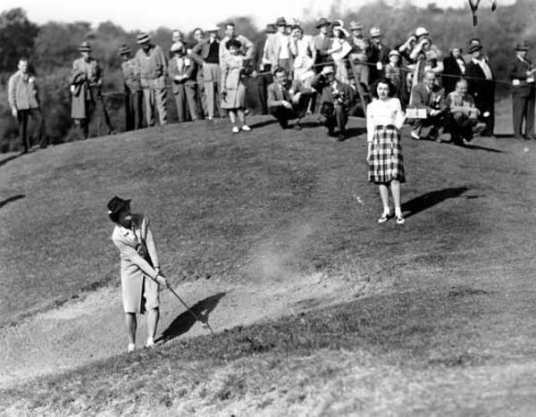 The first woman in history to make the cut at a PGA TOUR event. L.A. Open 1945