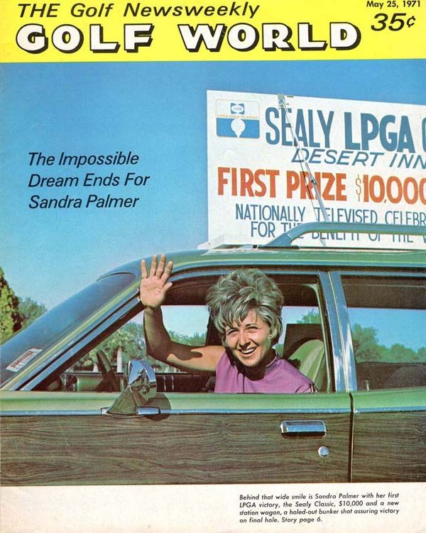 Palmer on the cover of 1971 Golf World