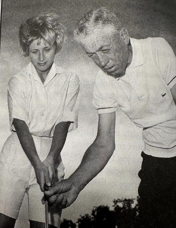 Harvey Penick - Photo with Sandra Palmer