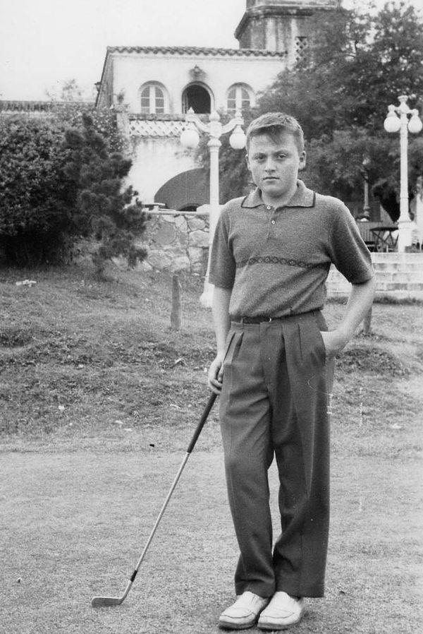 Epps as a young junior golfer