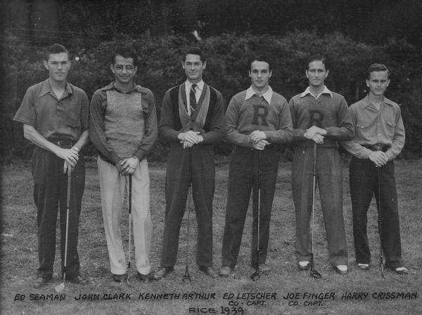 1939 Rice University Golf Team