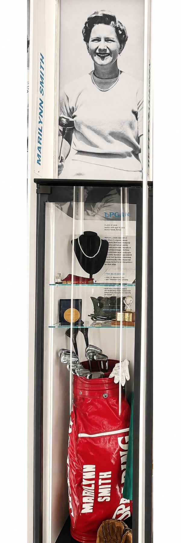 Marilynn Smith's World Golf Hall of Fame Locker