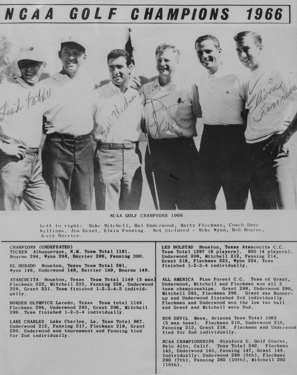 University of Houston 1966 NCAA Champions