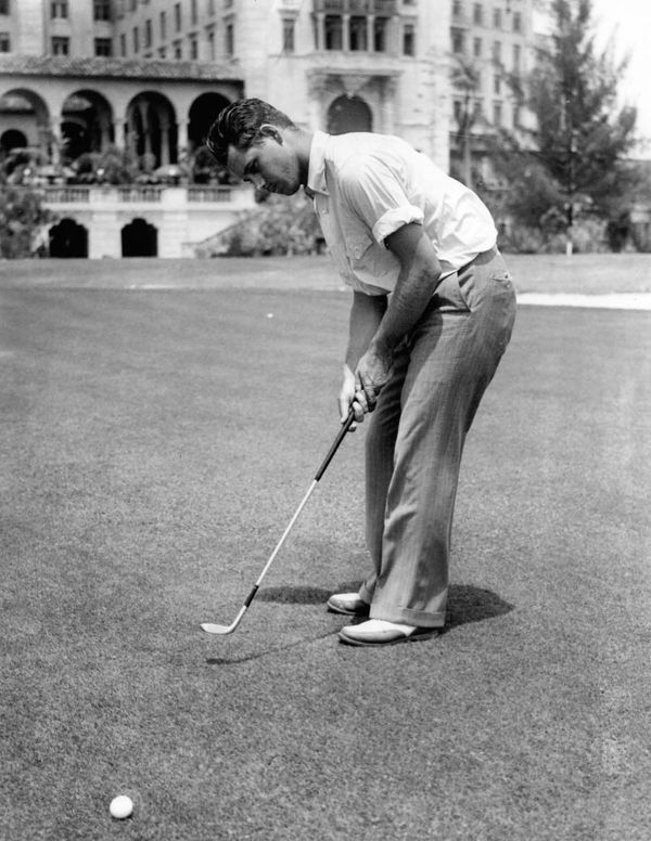 Gus Moreland in 1935 Biltmore, Miami, FL