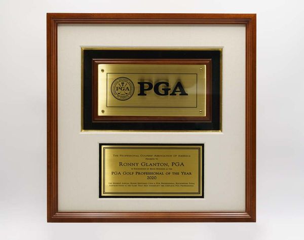  PGA Golf Professional of the Year 2020 award