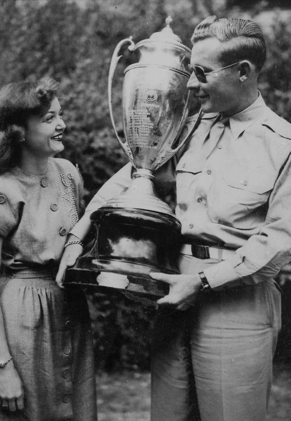 Earl Stewart and wife