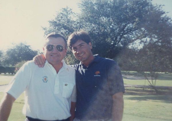 Charlie Epps with Fred Couples