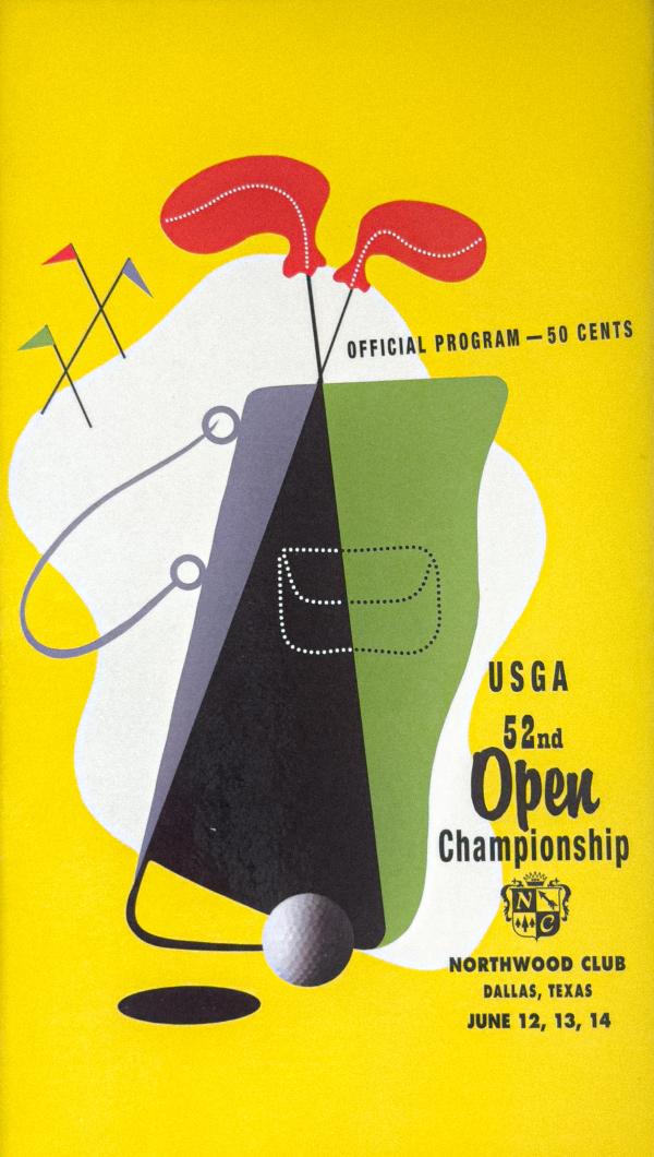 1952 U.S. Open Program Cover