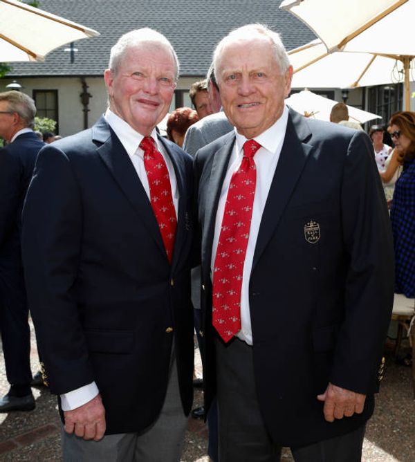 Tom Kite and Jack Nicklaus at the World Golf Hall of Fame