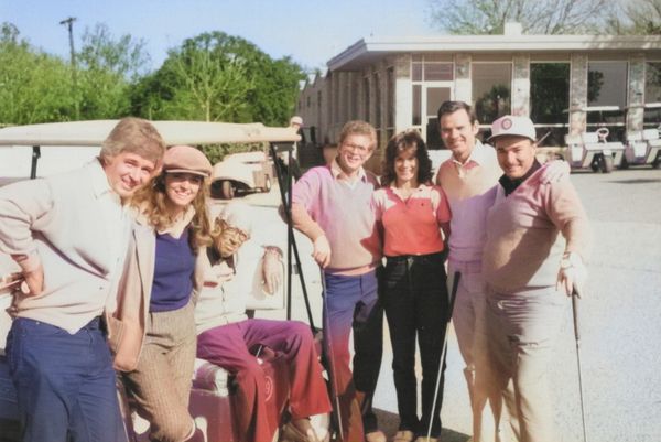 Austin Country Club at Riverside 1980 - Sonny Rhodes, Cindy Figg, Harvey Penick, Tom Kite