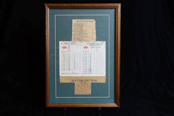 55 Scorecard - August 19, 1962 - Longview, Texas