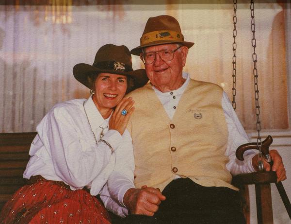 Byron and wife Peggy