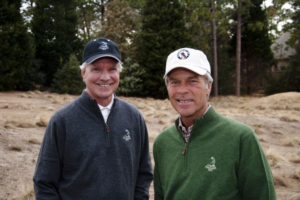 Crenshaw with partner and famed architect, Bill Coore