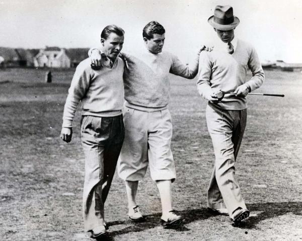 1934 Walker Cup at St. Andrews with Johnny Goodman and Lawson Little