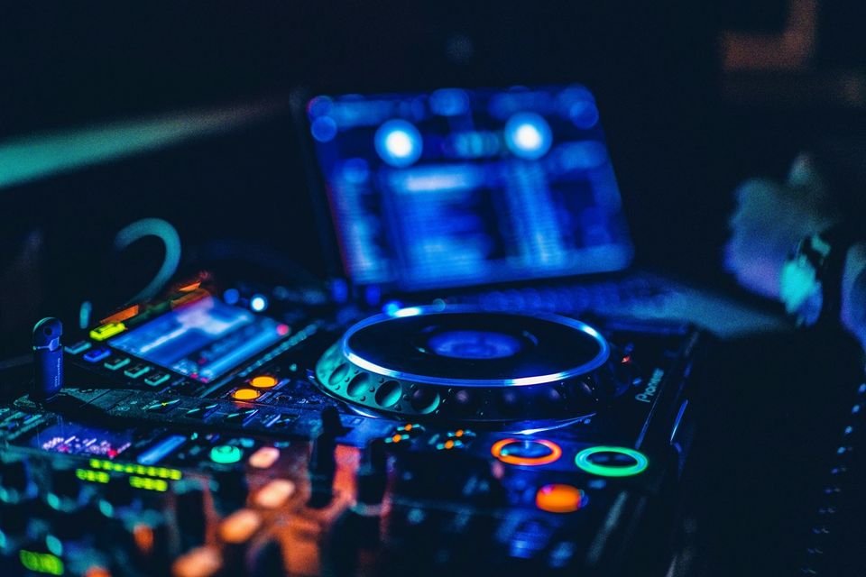 Pioneer CDJ media player close-up