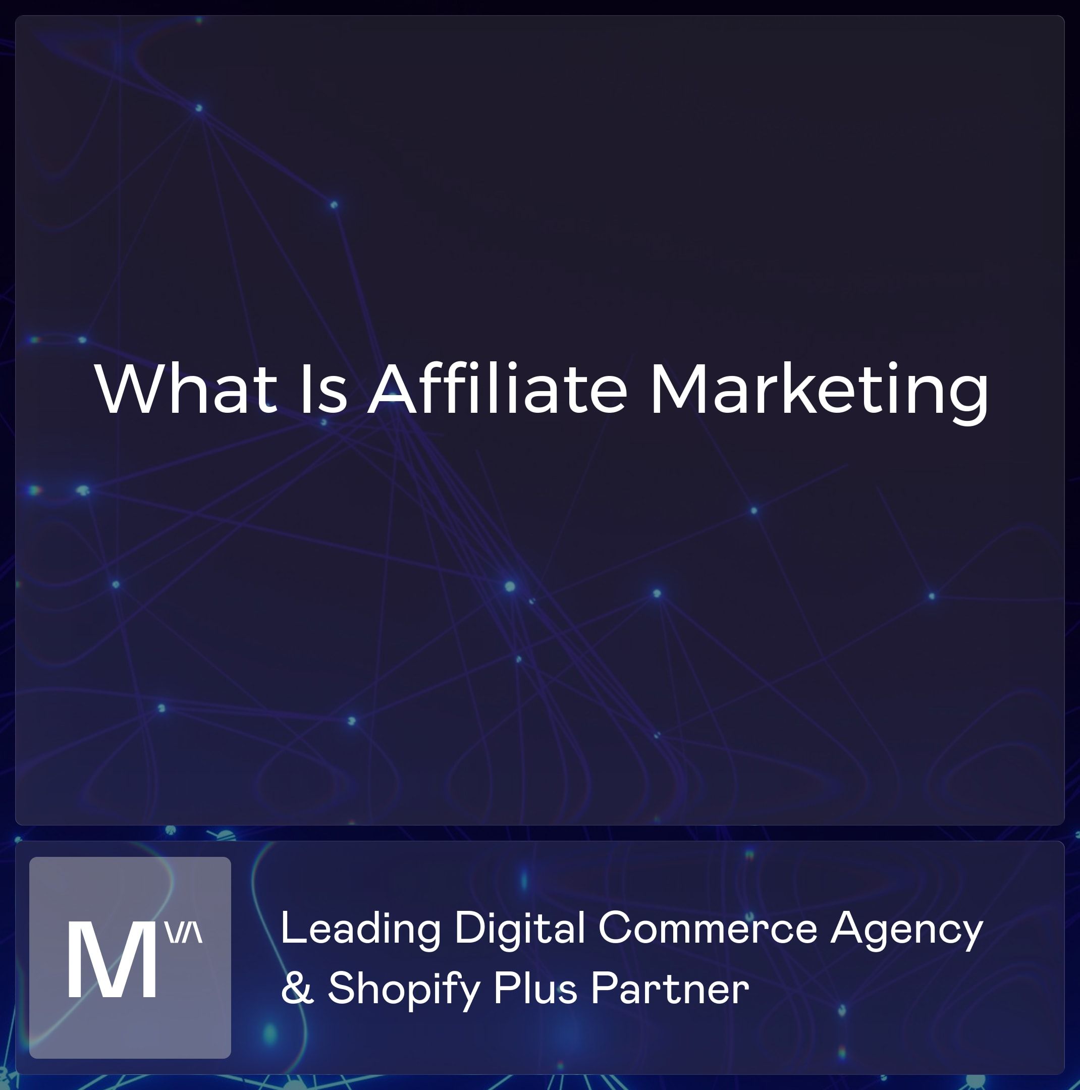 what is affiliate marketing mercive
