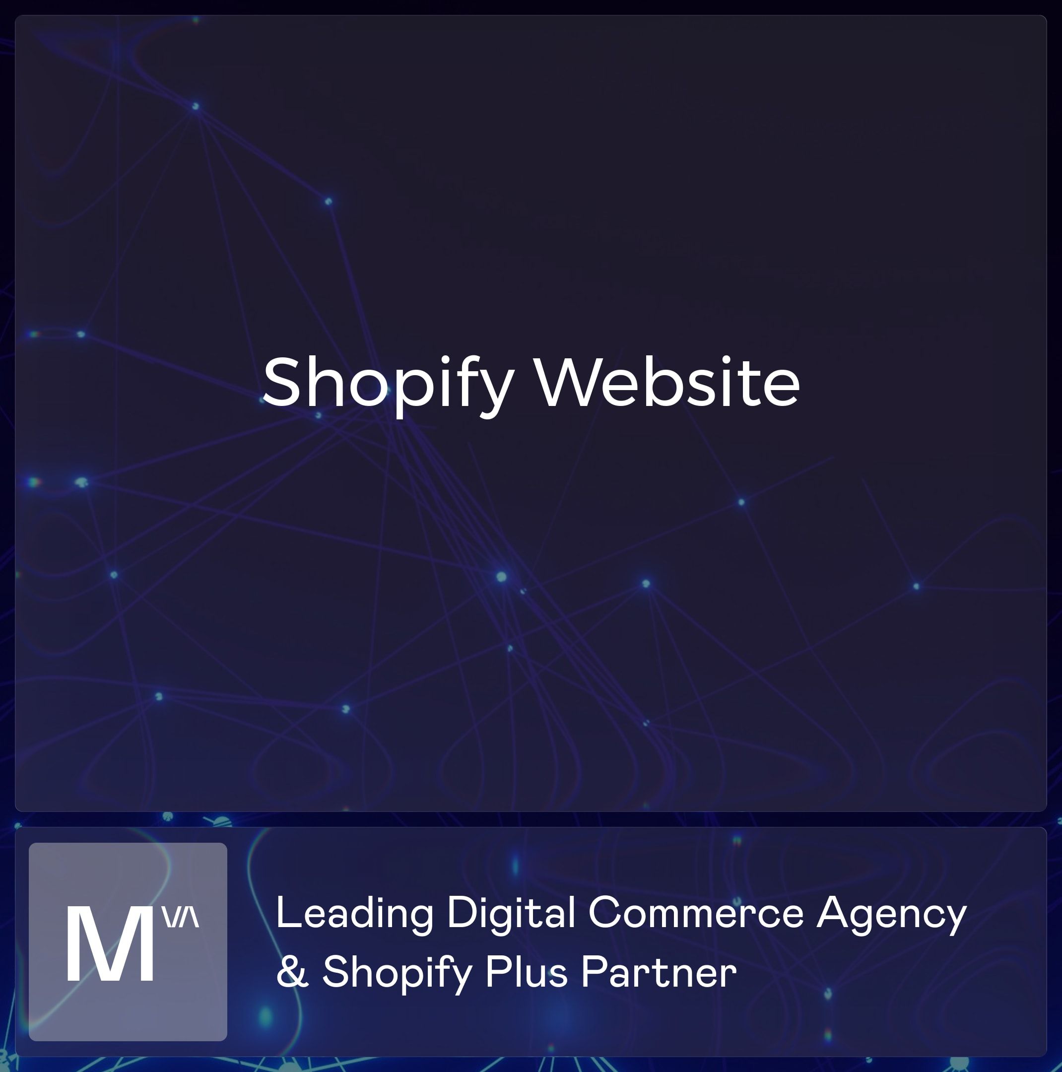 shopify website mercive