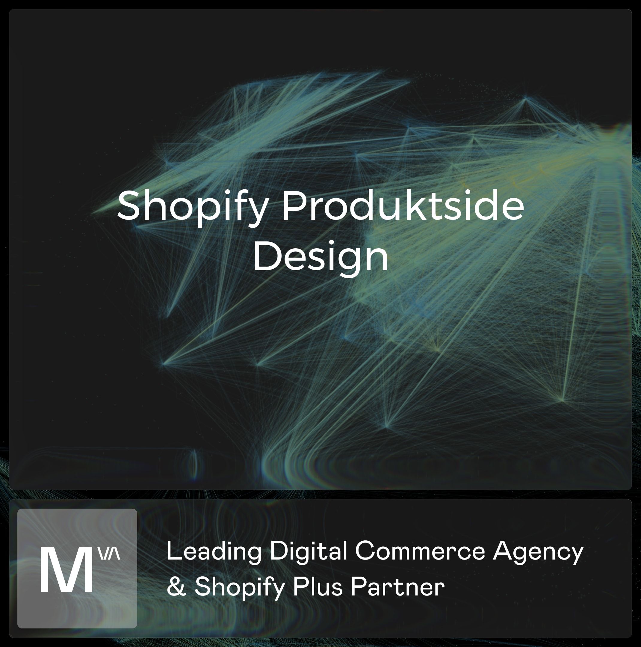 Shopify produktside design mercive
