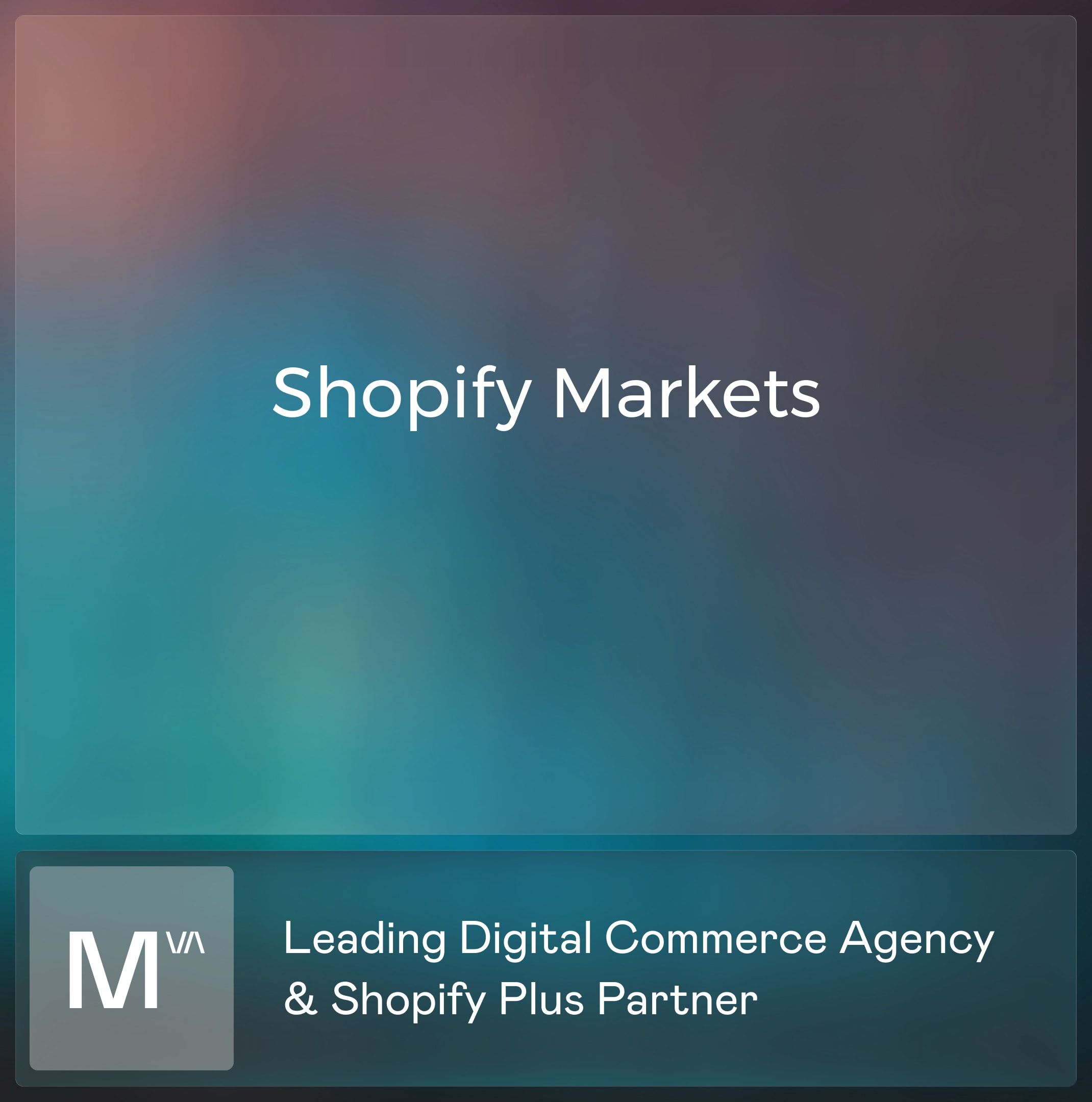 Shopify Markets hos Mercive