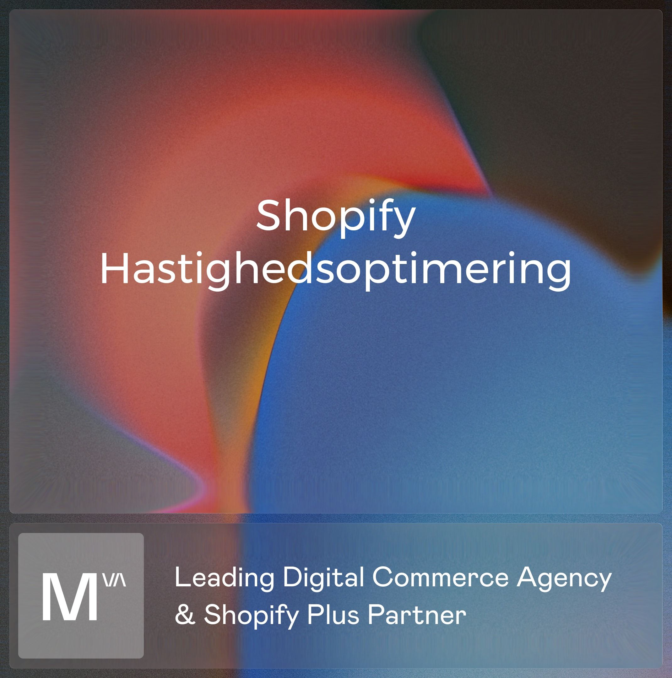 Shopify hastighedsoptimering mercive