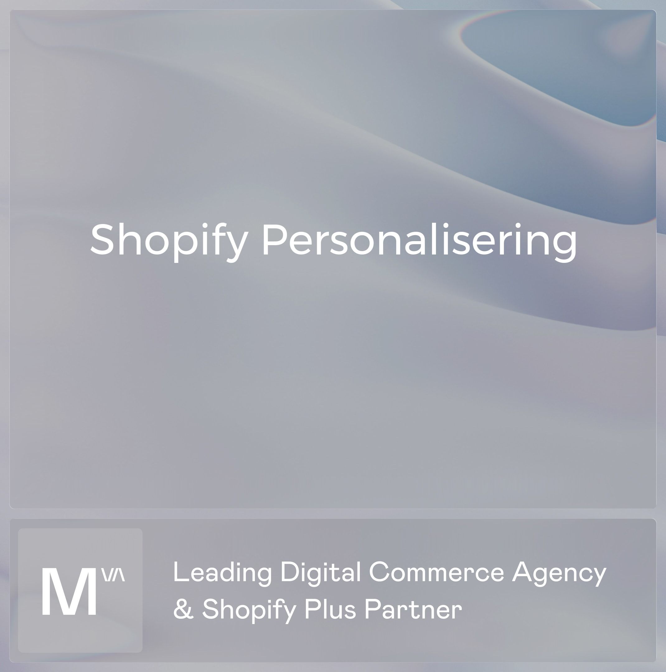 Shopify personalisering mercive