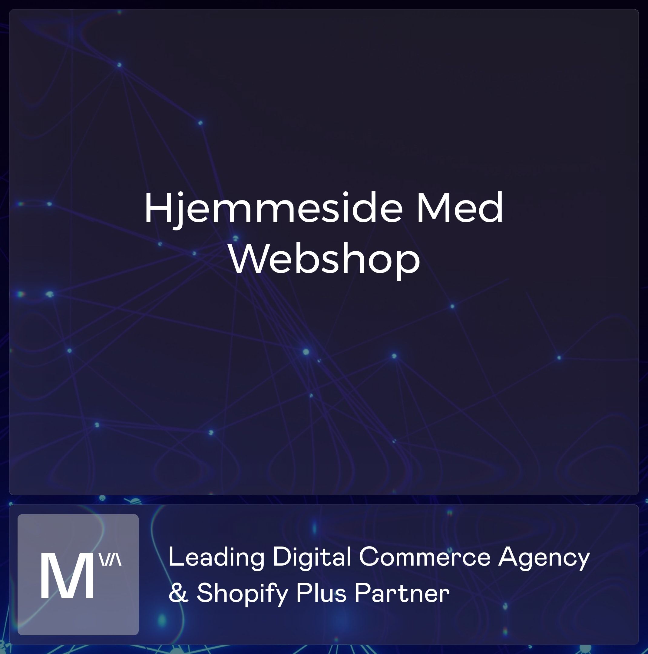 Hjemmeside med webshop (Mercive)