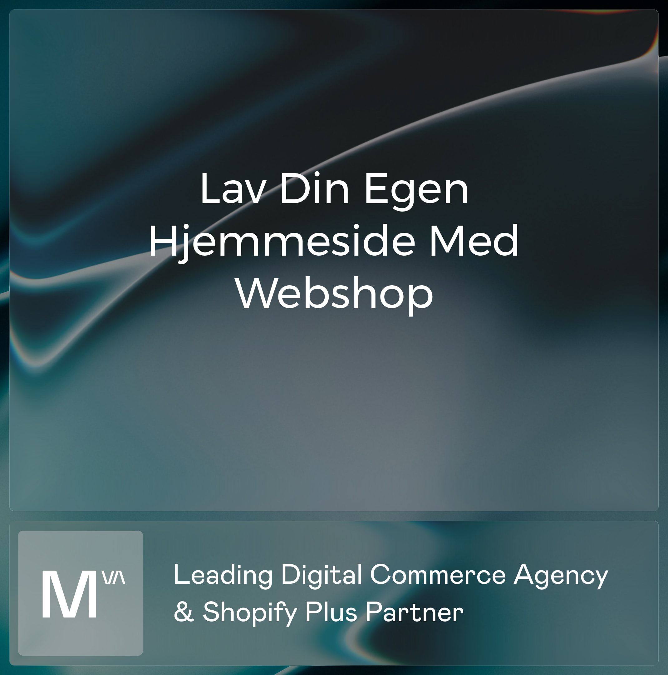 Lav din egen hjemmeside med webshop (Mercive)