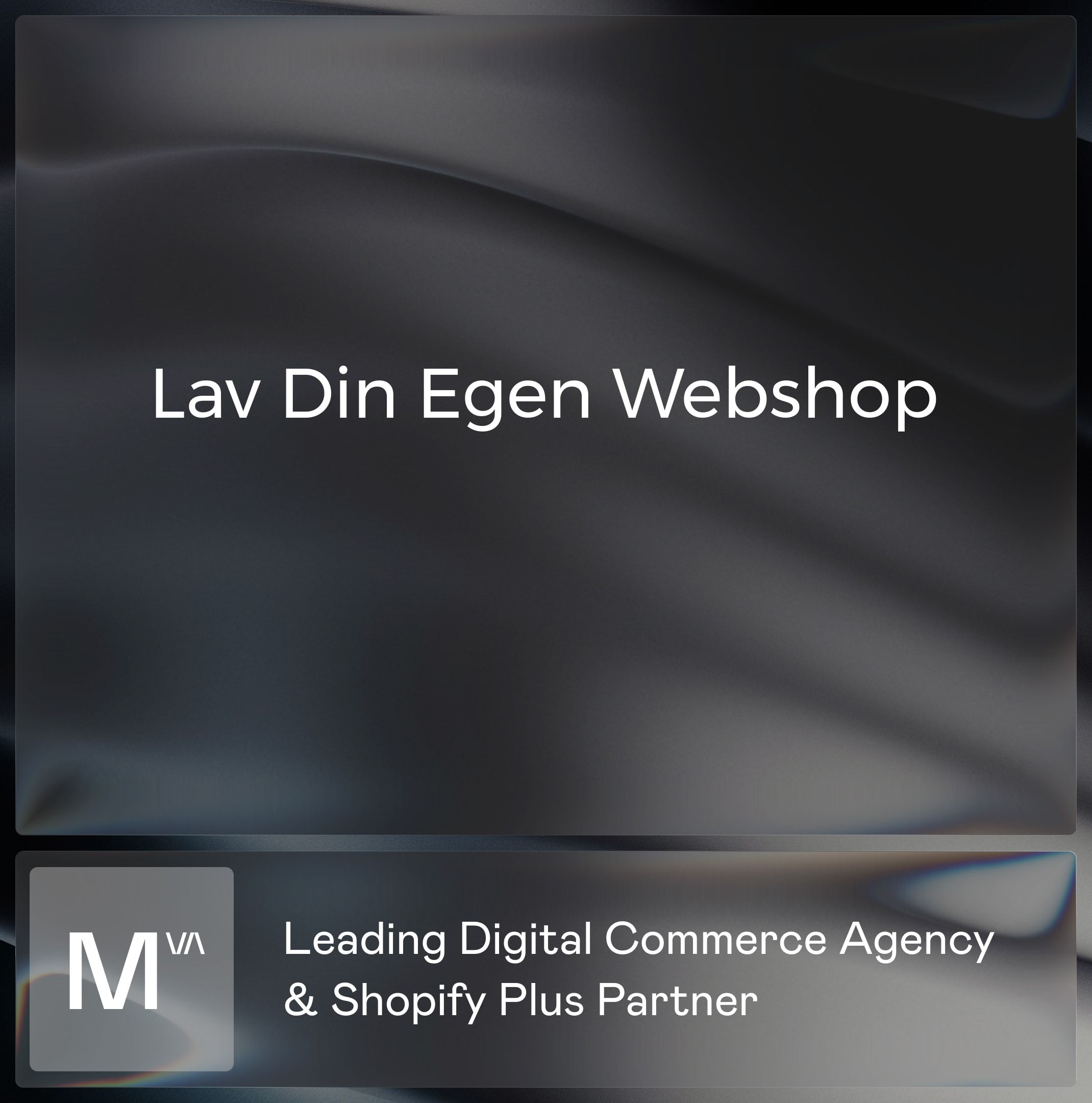 Lav din egen webshop hos Mercive